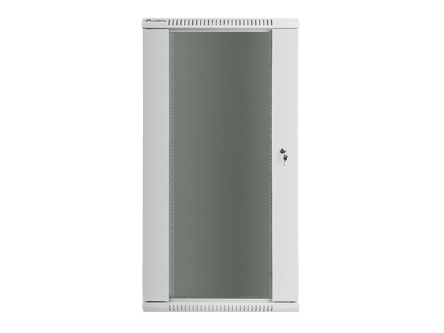 Lanberg rack cabinet 19" wall-mount 27U / 600x450 for self-assembly (flat pack), grey