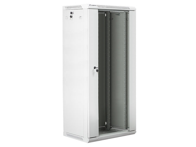 Lanberg rack cabinet 19" wall-mount 27U / 600x450 for self-assembly (flat pack), grey