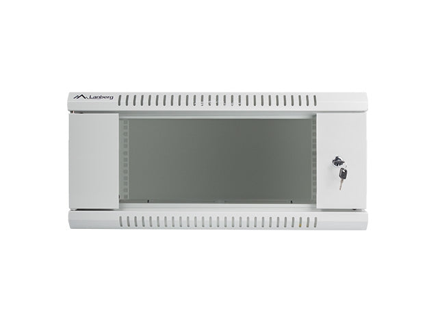 Lanberg rack cabinet 19" wall-mount 4U / 600x600 for self-assembly (flat pack), grey