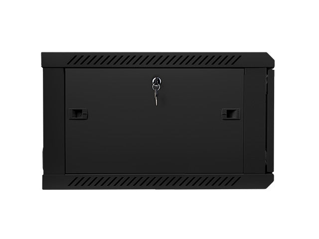 Lanberg rack cabinet 19" wall-mount 6U / 600x600 for self-assembly (flat pack), black