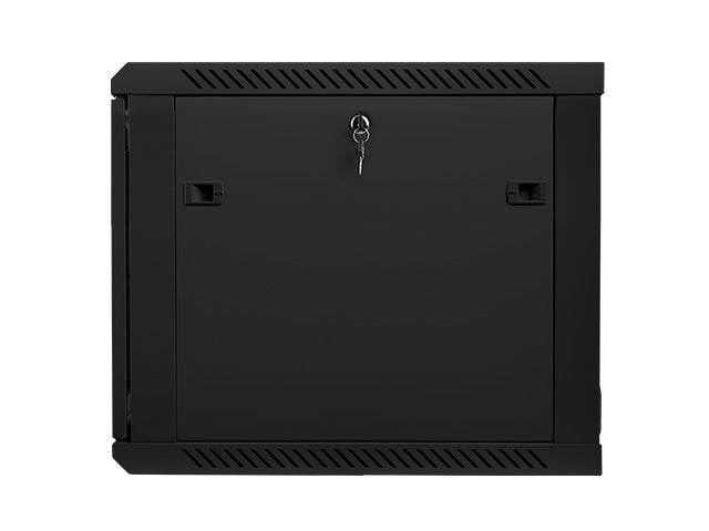 Lanberg rack cabinet 19" wall-mount 9U / 600x600 for self-assembly (flat pack), black