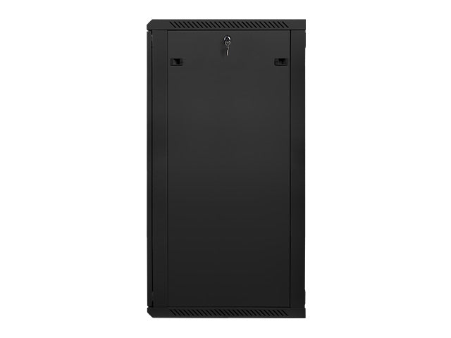 Lanberg rack cabinet 19" wall-mount 27U / 600x600 for self-assembly (flat pack), black