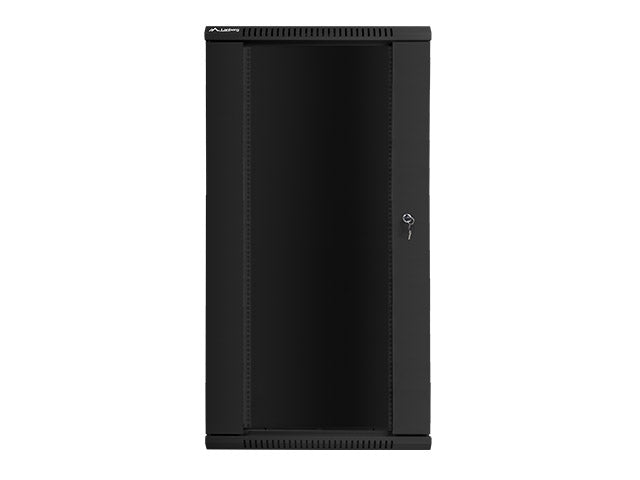 Lanberg rack cabinet 19" wall-mount 27U / 600x600 for self-assembly (flat pack), black