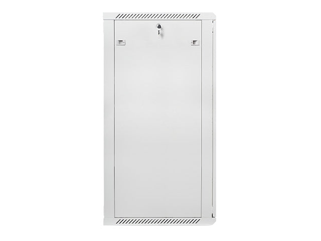 Lanberg rack cabinet 19" wall-mount 27U / 600x600 for self-assembly (flat pack), grey