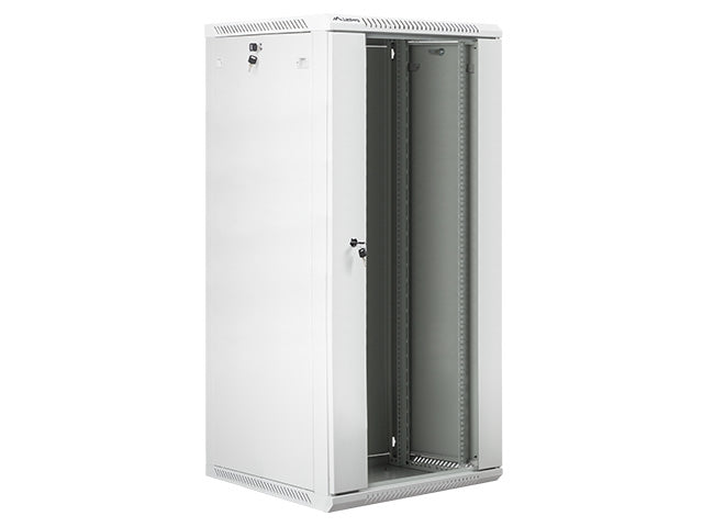 Lanberg rack cabinet 19" wall-mount 27U / 600x600 for self-assembly (flat pack), grey