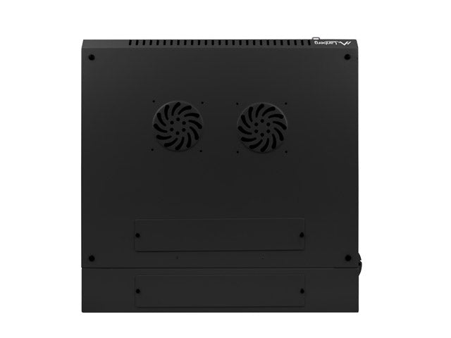 Lanberg rack cabinet 19" double-section wall-mount 6U / 600x600 for self-assembly (flat pack), black