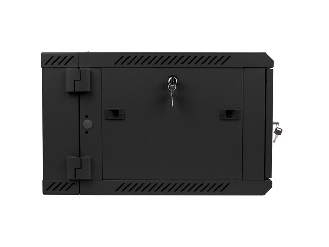 Lanberg rack cabinet 19" double-section wall-mount 6U / 600x600 for self-assembly (flat pack), black