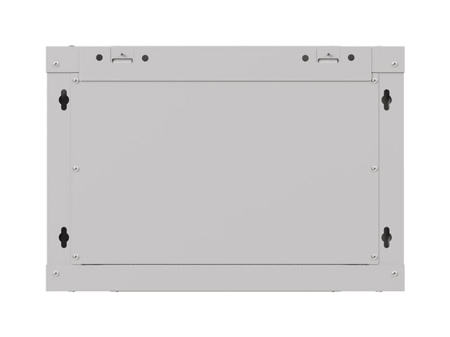 Lanberg rack cabinet 19" wall-mount 6U/540x350 (flat pack) with glass door grey