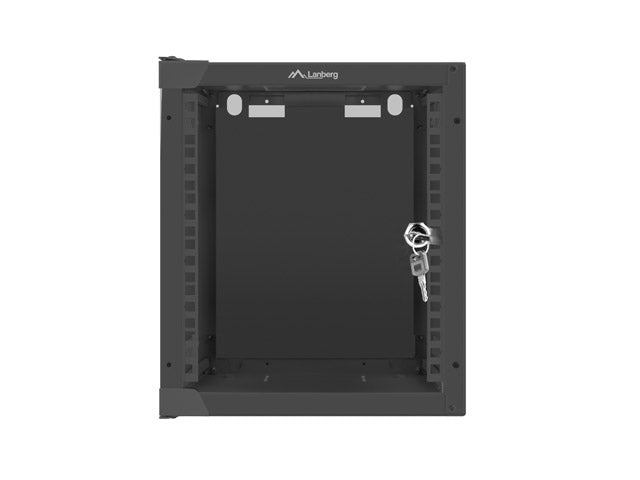 Lanberg rack cabinet 10" wall-mount 6U / 280x310 for self-assembly (flat pack), black
