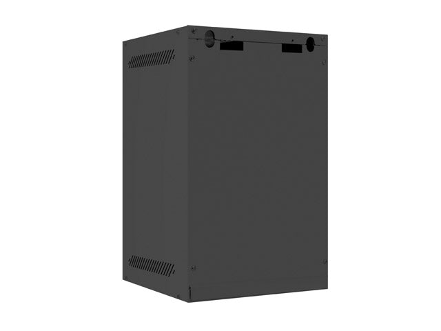 Lanberg rack cabinet 10" wall-mount 9U / 280x310 for self-assembly (flat pack), black