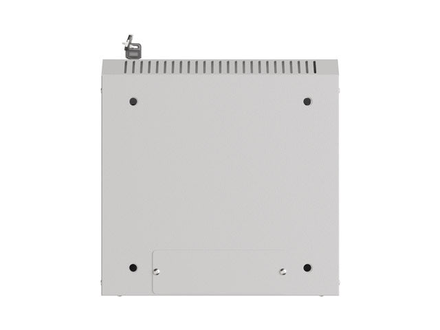 Lanberg rack cabinet 10" wall-mount 4U/300x300 (flat pack) with glass door grey
