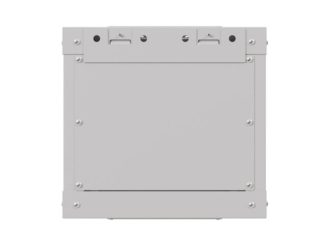 Lanberg rack cabinet 10" wall-mount 4U/300x300 (flat pack) with glass door grey