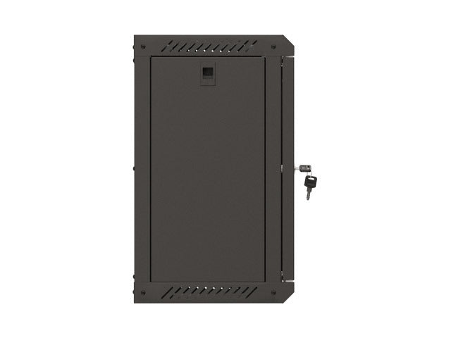 Lanberg rack cabinet 10" wall-mount 9U/300x300 (flat pack) with glass door black