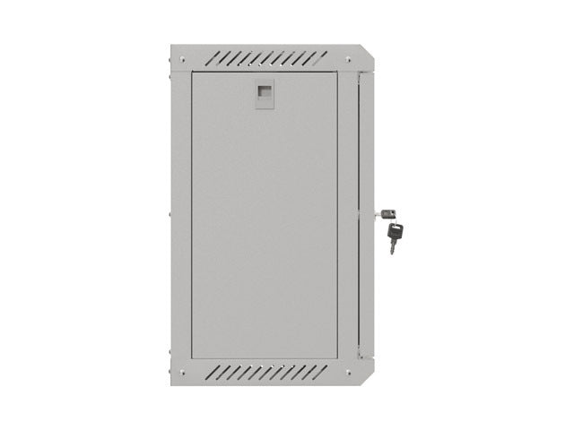 Lanberg rack cabinet 10" wall-mount 9U/300x300 (flat pack) with glass door grey