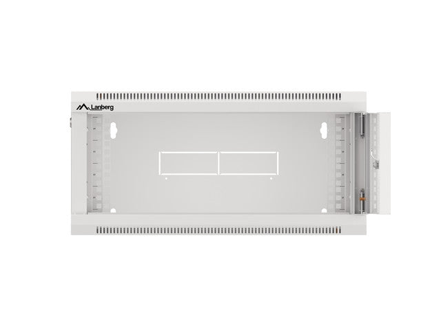 Lanberg rack cabinet 19" wall-mounted 4U 600 fast assembly (flat pack) grey