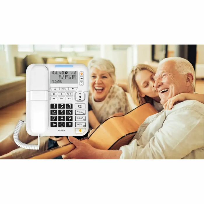 Landline Telephone Alcatel TMAX White - Електроника Телефони и таблети<<<Компютри| Електроника<<<BigBuy&&&Стационарни и