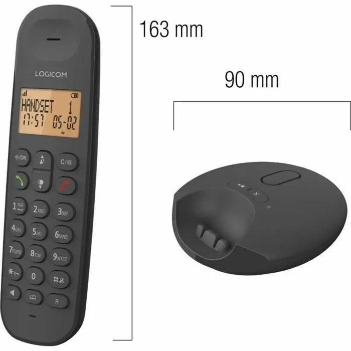 Landline Telephone Logicom DECT ILOA 155T SOLO Black - Електроника Телефони и таблети<<<Компютри|
