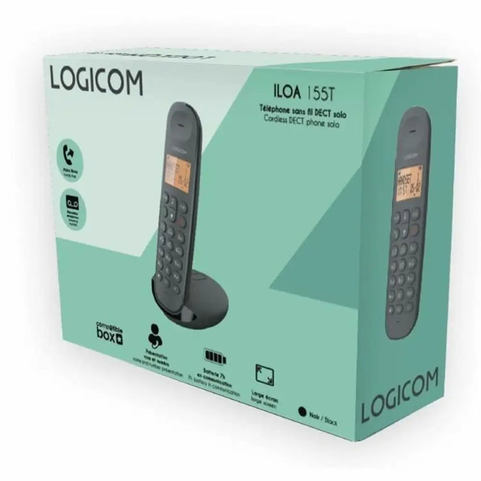 Landline Telephone Logicom DECT ILOA 155T SOLO Black - Електроника Телефони и таблети<<<Компютри|