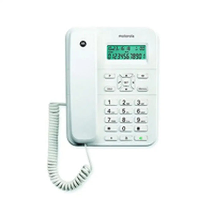 Landline Telephone Motorola White - Електроника Телефони и таблети<<<Компютри| Електроника<<<BigBuy&&&Стационарни и IP