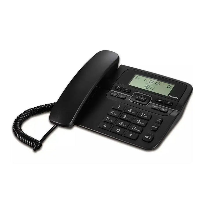 Landline Telephone Philips Black - Електроника Телефони и таблети<<<Компютри| Електроника<<<BigBuy&&&Стационарни и IP