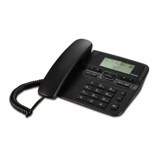 Landline Telephone Philips Black - Електроника Телефони и таблети<<<Компютри| Електроника<<<BigBuy&&&Стационарни и IP