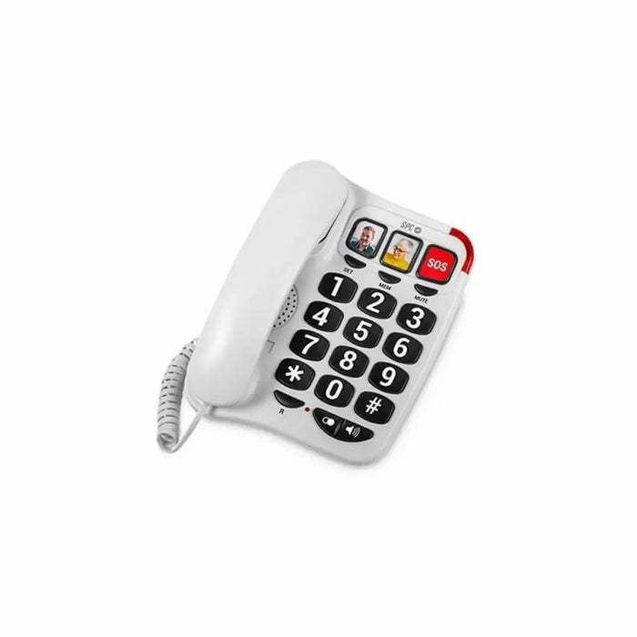 Landline Telephone SPC 3295B White - Електроника Телефони и таблети<<<Компютри| Електроника<<<BigBuy&&&Стационарни и IP