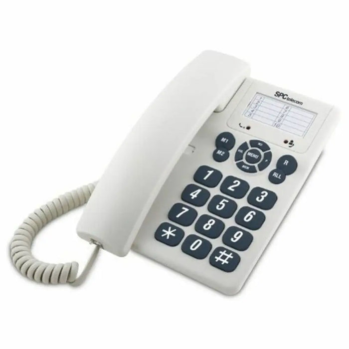 Landline Telephone SPC Internet 3602B White - Стационарни и IP телефони<<<Електроника Телефони и таблети<<<Компютри|