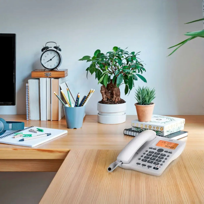 Landline Telephone SPC Internet 3612B White - Стационарни и IP телефони<<<Електроника Телефони и таблети<<<Компютри|