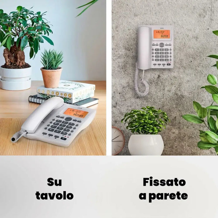 Landline Telephone SPC Internet 3612B White - Стационарни и IP телефони<<<Електроника Телефони и таблети<<<Компютри|