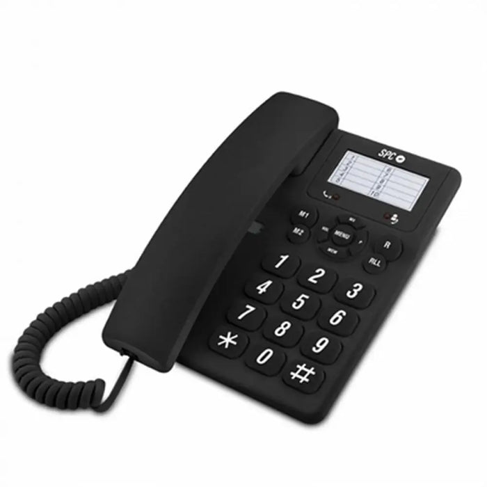 Landline Telephone SPC Internet Original Black - Стационарни и IP телефони<<<Електроника Телефони и таблети<<<Компютри|