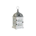 Lantern DKD Home Decor Aged finish White Grey Wood Crystal 19 x 19 x 42 cm - Декорация и Осветление<<<Дом