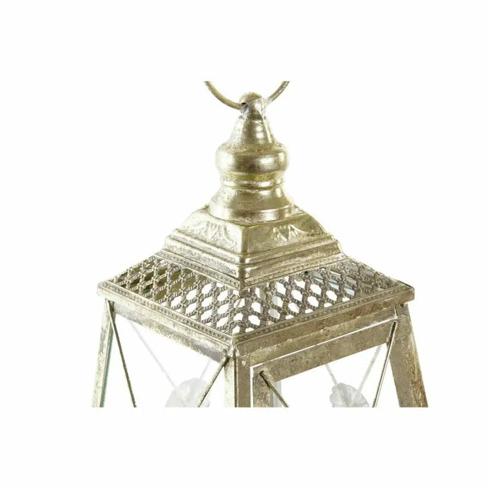 Lantern DKD Home Decor Crystal Golden Metal (18 x 18 x 36 cm) - Декорация и Осветление<<<Дом Градина<<<BigBuy&&&Свещи и