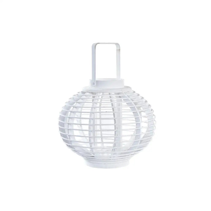 Lantern DKD Home Decor Crystal White Bamboo (35 x 35 x 29 cm) - Декорация и Осветление<<<Дом Градина<<<BigBuy&&&Свещи и