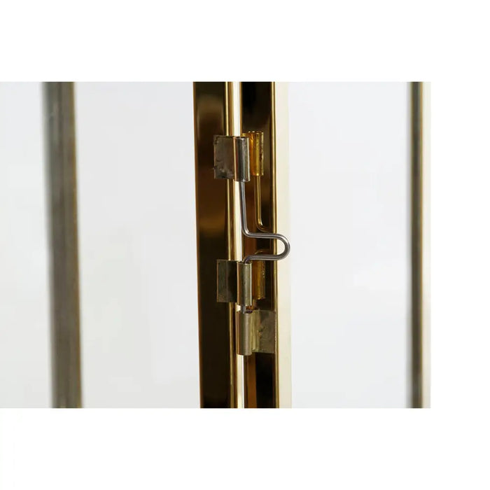 Lantern DKD Home Decor Golden Silver Aluminium Crystal 14 x 14 x 35 cm (2 Units) - Декорация и Осветление<<<Дом