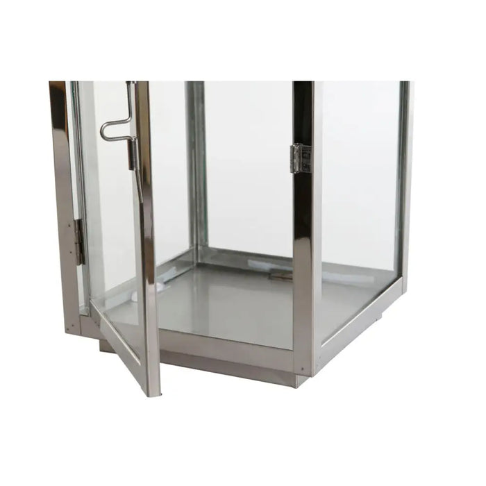 Lantern DKD Home Decor Golden Silver Aluminium Crystal 14 x 14 x 35 cm (2 Units) - Декорация и Осветление<<<Дом