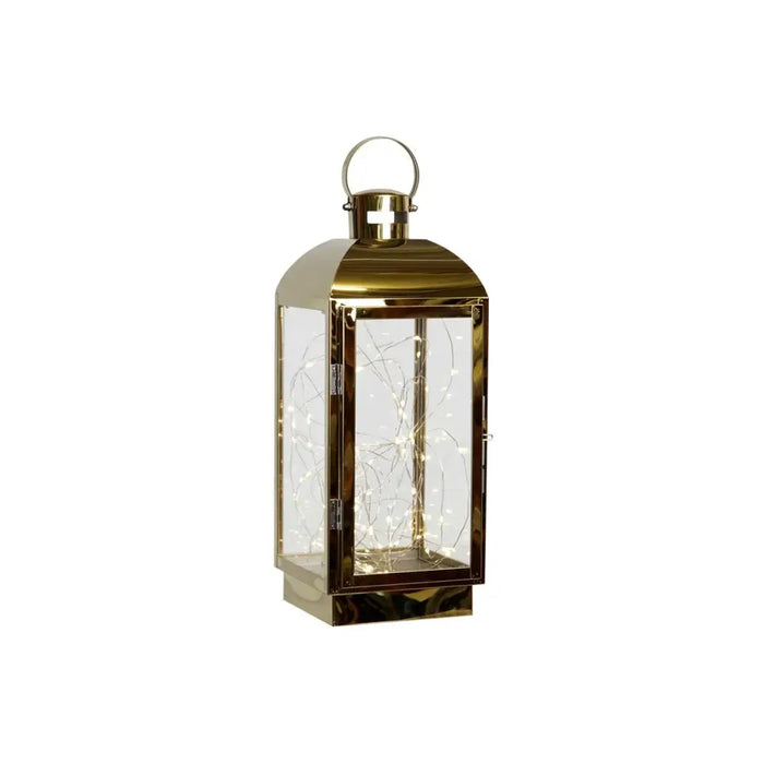 Lantern DKD Home Decor Golden Stainless steel 15 x 14 x 36 cm - Декорация и Осветление<<<Дом