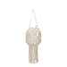 Lantern Gift Decor White Cotton Crystal Macrame 24 x 90 x 24 cm (4 Units) - Декорация и Осветление<<<Дом