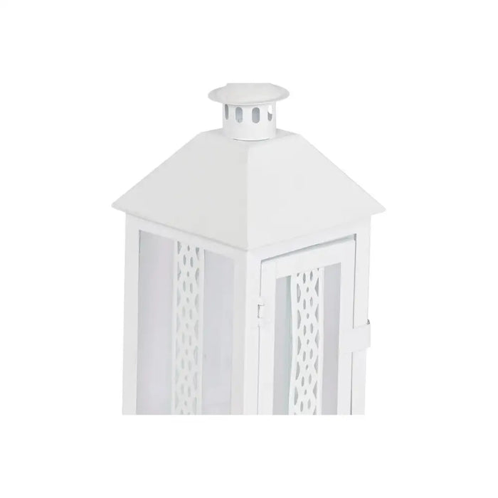 Lantern Home ESPRIT White Crystal Iron Shabby Chic 20 x 20 x 55 cm (3 Pieces) - Декорация и Осветление<<<Дом