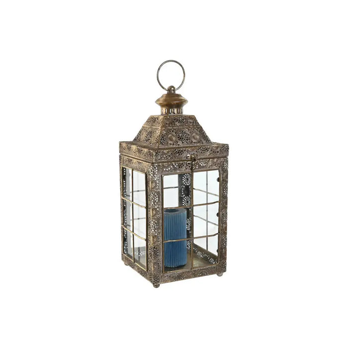 Lantern set Home ESPRIT Golden Metal Crystal Arab 26 x 26 x 53 cm (2 Pieces) - Декорация и Осветление<<<Дом