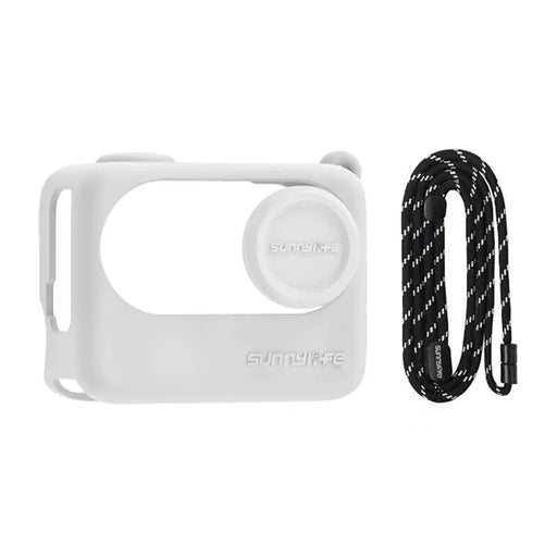 Lanyard + Silicone Case Sunnylife for Insta360 GO 3S (white) - For sports cameras<<<Accessories<<<Photo