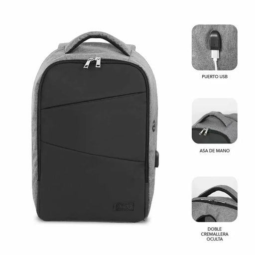 Laptop Backpack Subblim SUBBP-3SA1100 Black - Електроника Телевизори<<<Компютри| Електроника<<<BigBuy&&&Аудио и Видео