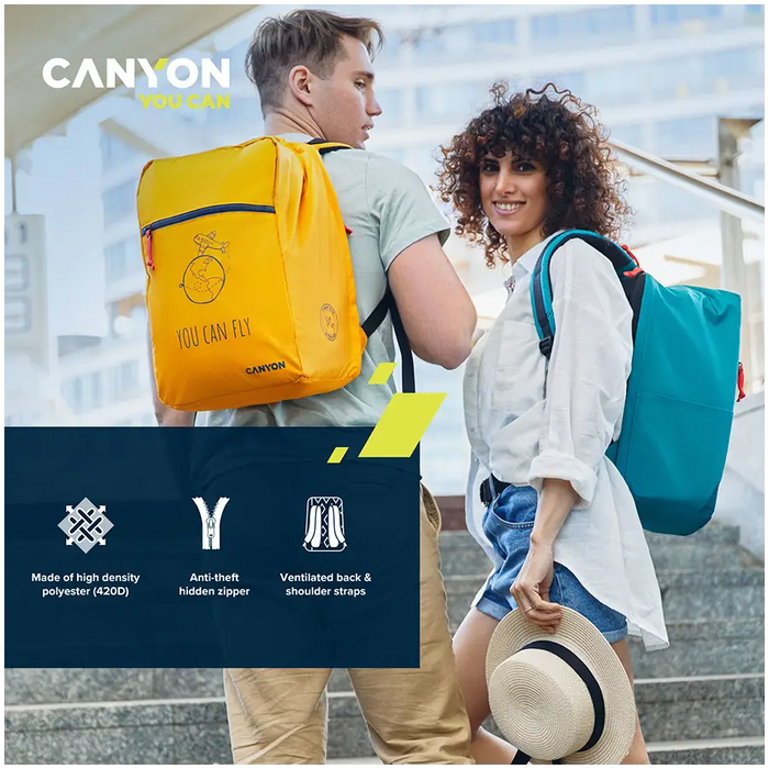 Laptop Bag CANYON CNS-CSZ03YW01 15.6’’ Backpack - Чанти<<<Периферия<<<Компютри и
