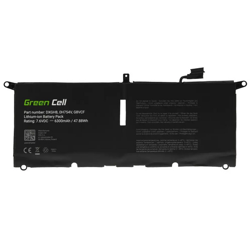 Laptop Battery Dell Inspiron 15 5576 5577 7557 7559 7566 7567 357F9 11.1V 4200mAh GREEN CELL - Батерии за