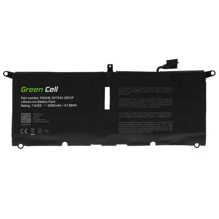 Laptop Battery Dell Inspiron 15 5576 5577 7557 7559 7566 7567 357F9 11.1V 4200mAh GREEN CELL - Батерии за