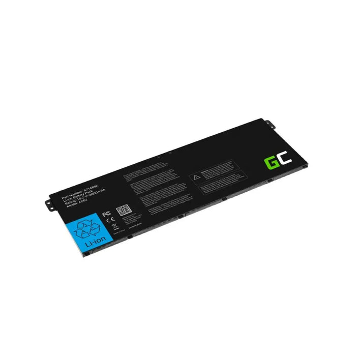 Laptop Battery Green Cell AC62 Black 3600 mAh - Батерии за лаптоп<<<Компютър Мрежи и компоненти<<<Компютри|