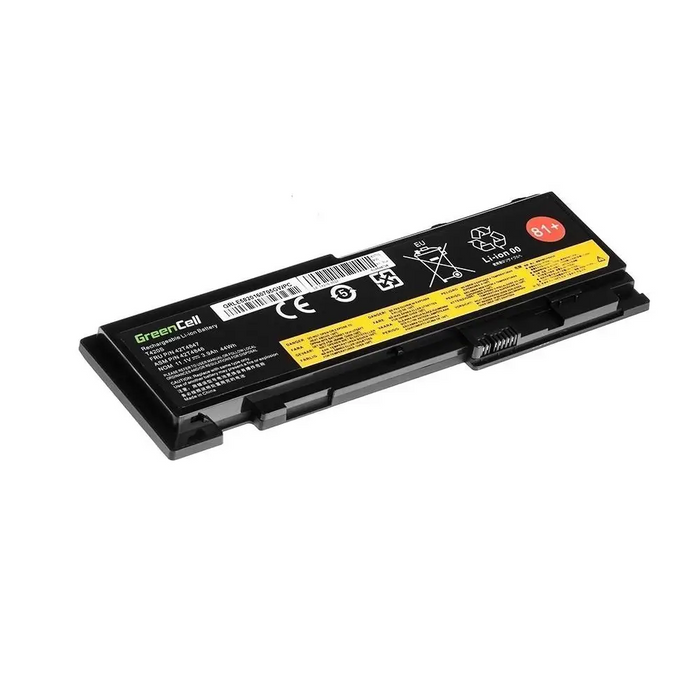 Laptop battery GREEN CELL Lenovo ThinkPad T420s T420si T430s 42T4846 11.1V 3600mA - Батерии за лаптопи<<<Батерии и