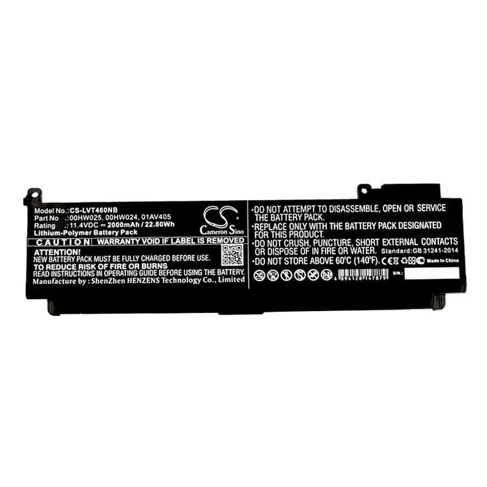 Laptop battery LENOVO ThinkPad T460s T470s L16M3P73 11.4V 2000mAh CAMERON SINO - Батерии за лаптопи<<<Батерии и зарядни