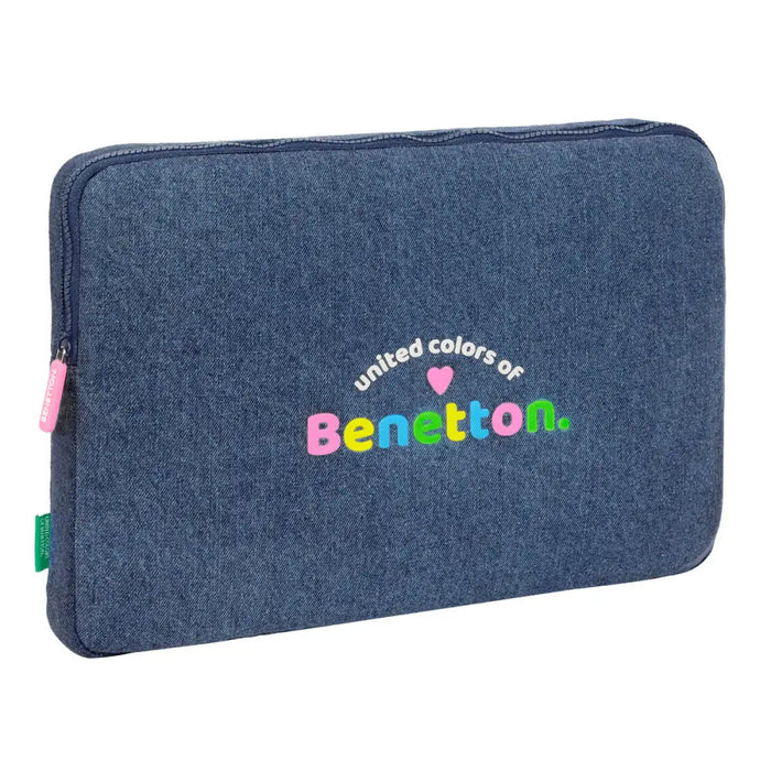 Laptop Cover Benetton Denim Blue 15,6’’ 39,5 x 27,5 x 3,5 cm - Електроника Телефони и таблети<<<Компютри|