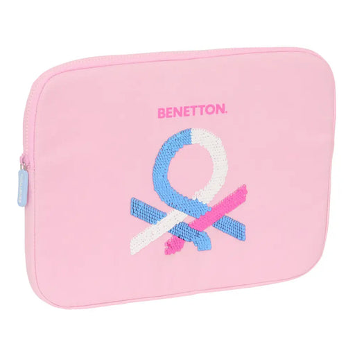 Laptop Cover Benetton Pink Pink 15,6’’ 39,5 x 27,5 x 3,5 cm - Електроника Телефони и таблети<<<Компютри|