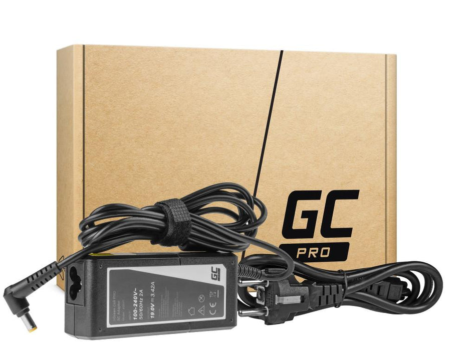 Laptop power supply GREEN CELL PRO Charger / AC Adapter 19V 3.42A 65W for Acer Aspire 5741G 5742 5742G E1-521 E1-531